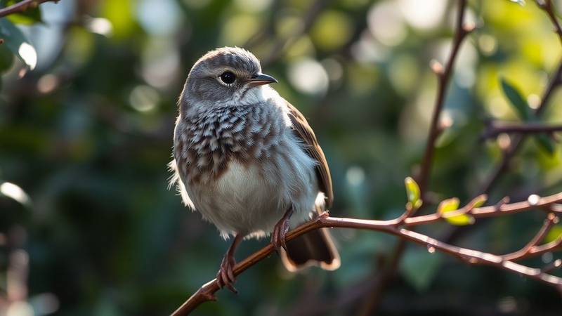 A close-up of a Dunnock showing its grey head and thin, insectivore bill.