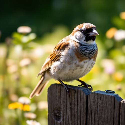A male House Sparrow.