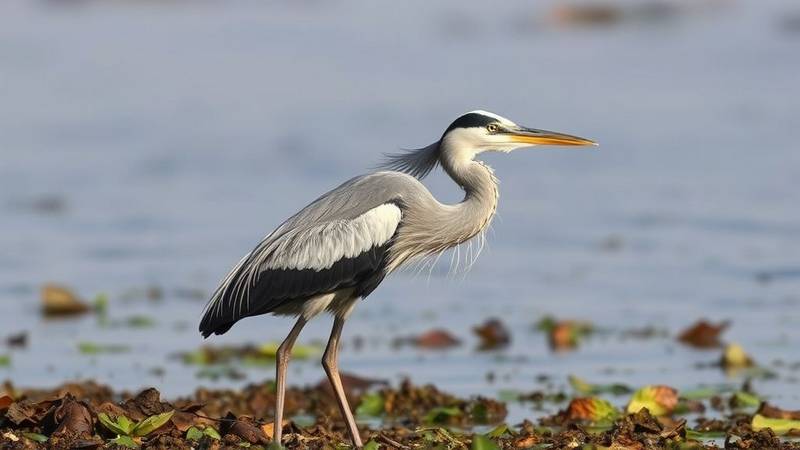 Photo of an iconic wetland bird